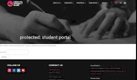 
							         Student Portal – California College of Music								  
							    