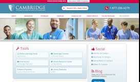 
							         Student Portal | Cambridge Institute of Allied Health & Technology								  
							    
