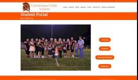
							         Student Portal - Cambridge Public Schools								  
							    