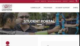 
							         Student Portal | Casuarina Senior College								  
							    