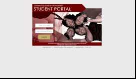 
							         Student Portal - Central Colleges of the Philippines								  
							    