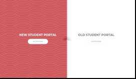 
							         Student Portal Choice								  
							    