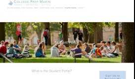 
							         Student Portal - College Prep Marin								  
							    