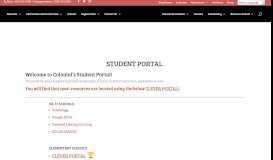 
							         Student Portal - Colonial School District								  
							    