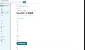 
							         Student Portal | Computing And Information Technology | Internet								  
							    
