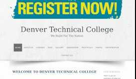 
							         Student Portal – Denver Technical College								  
							    