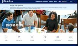 
							         Student Portal | Duke University School of Law								  
							    