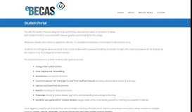 
							         Student Portal – eBECAS Documentation								  
							    