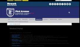 
							         Student Portal - First Avenue School - Newark Public Schools								  
							    