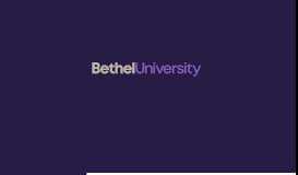 
							         Student Portal for On-Campus Students | Bethel University								  
							    