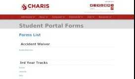 
							         Student Portal Forms | Charis Bible College								  
							    