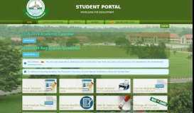 
							         Student portal - FUNAAB								  
							    