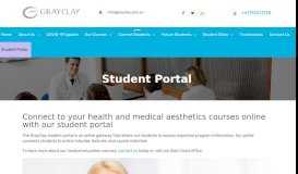 
							         Student Portal | Gold Coast | Grayclay								  
							    