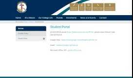 
							         Student Portal - Heights College								  
							    