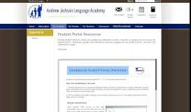 
							         Student Portal / Home - Andrew Jackson Language Academy - CPS								  
							    