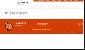 
							         Student Portal Home – Student Portal – La Porte High School								  
							    