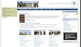 
							         Student portal — Humboldt-Universität zu Berlin								  
							    