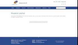 
							         Student Portal - Institute of Education and Training								  
							    