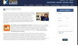 
							         Student Portal - Institute of Health Sciences								  
							    