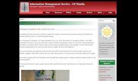 
							         Student Portal launched | Information Management Service - UP Manila								  
							    