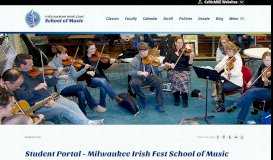 
							         Student Portal - Learn Irish Music at the Milwaukee Irish Fest School of ...								  
							    
