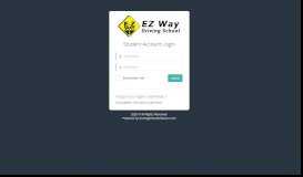 
							         Student Portal Login | EZ Way Driving School								  
							    