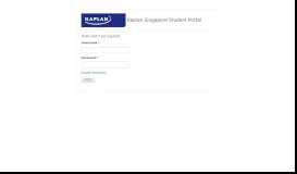 
							         Student Portal - Login - Kaplan Singapore								  
							    