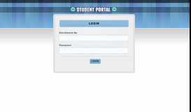 
							         Student Portal - Login - Oshwal Education Trust								  
							    