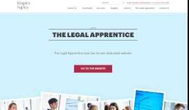 
							         Student Portal Login - The Legal Apprentice | Kingsley Napley								  
							    