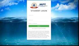 
							         Student Portal - Maritime Professional Training								  
							    