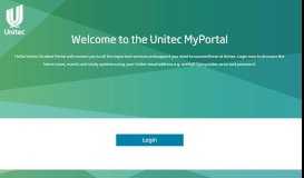 
							         Student Portal - My Portal - Unitec								  
							    