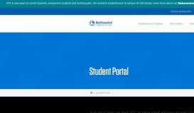 
							         Student Portal | Northcentral Technical College								  
							    