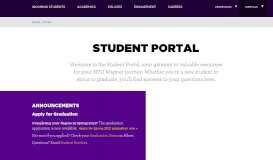 
							         Student Portal | NYU Wagner								  
							    