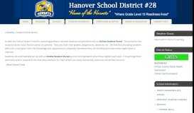 
							         Student Portal Online – Hanover School District #28								  
							    