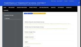 
							         Student Portal / Overview - Tabernacle Township School District								  
							    