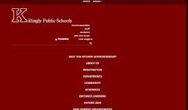 
							         Student Portal Page / Welcome - Killingly - Killingly Public Schools								  
							    