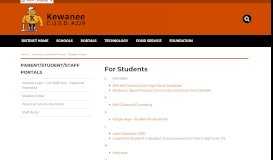 
							         Student Portal | Parent/Student/Staff Portals - Kewanee CUSD #229								  
							    