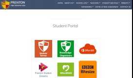 
							         Student Portal – Prenton High School for Girls								  
							    