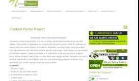 
							         Student Portal Project - Nevonprojects								  
							    