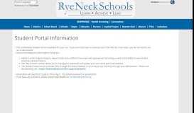 
							         Student Portal - Rye Neck School District Parents								  
							    
