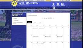
							         Student Portal - Simpson / Calendar - Caesar Rodney School District								  
							    