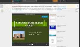 
							         student portal - SlideShare								  
							    