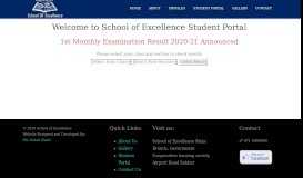 
							         Student Portal | SOE - School of Excellence								  
							    