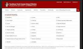 
							         Student Portal - Southern York County School District								  
							    