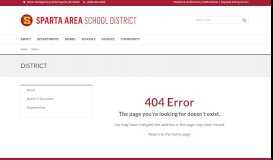 
							         Student Portal | Sparta Area School District								  
							    