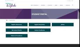 
							         Student Portal | SRI English								  
							    