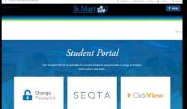 
							         Student Portal - St Mary Star of the Sea College								  
							    