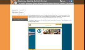 
							         Student Portal – Student Portal – Keshequa Central School District								  
							    