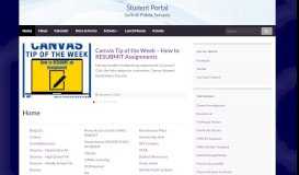 
							         Student Portal – Suffolk Public Schools								  
							    