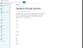 
							         Student Portal System (4.3K views) - Scribd								  
							    